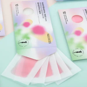 New Arrival Effective Hair Removal Depilatory Wax Strips OEM ODM Facial Cold Waxing Strips for Face Body Hand Hair Removal
