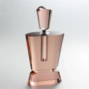 New Design French Empty Crystal Perfume Oil Bottles 3ml Frost Surface Pump Sprayer Attar Glass Oil Bottle
