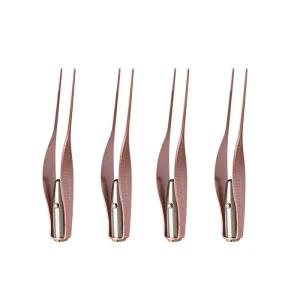 New Design Rose Gold Earpick Clean Earwax Remover Tool with Light Makeup Tools Cleaner
