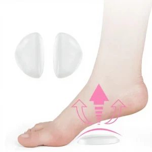 New GEL Flat Arch Pad Orthopedic Shoe Cushion with Sticky Foot XO Type Leg Insole Spot Factory All Season
