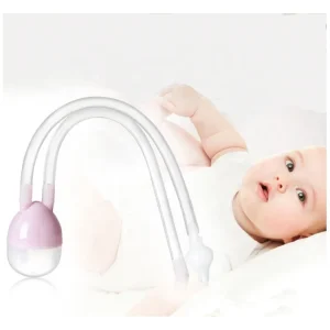 Newborn Baby Nasal Aspirator PP Material Sniffle Nasal Suction Device