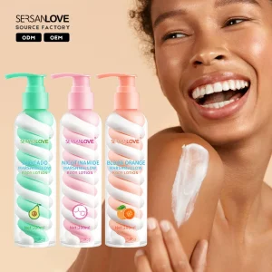 Niacinamide Marshmallow Body Lotion Body Cream Moisturizing Deep Hydration Nourishing Brightening Gentle Skin Care