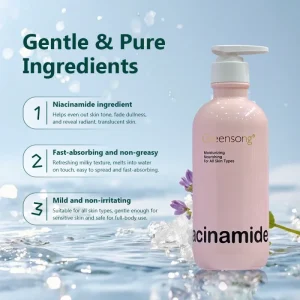 Niacinamide Nourishing Body Lotion for Daily Skin Care Private Label OEM ODM Personal Care Factory Supplier China