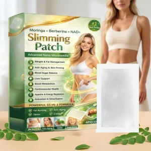 No Brand 4pcs Slimming Patches Weight Fat Managing Skin Firming Blood Sugar Balancing Liver Supporting Anti Aging Detox Patch