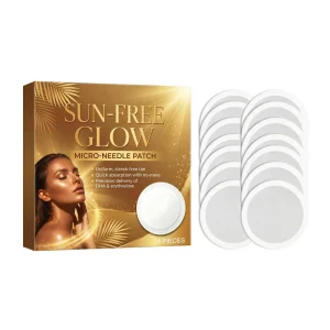 No Tan Tanning Care Patches 14 Piece Micro needle Patches for Body Application Nourishing Refreshing Naturally Bronzed Skin