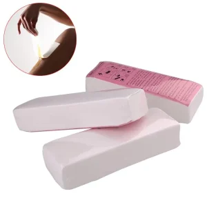 Non Woven Fabric 100% Polyester Waxing Paper Strips White 7cm*20cm 70gsm Customizable Size Hair Removal Depilatory Paper Beauty