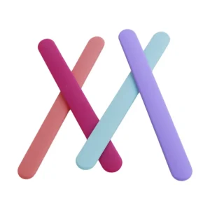 NonStick Silicone Spatulas Wax Application Sticks Easy Clean Depilatory Wax Applicator Hard Wax Scraper Salon Custom Logo 2in1
