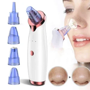 Nose Acne USB Hand Held Vacuum Blackhead Remover with 55KPA Suction Pore Cleaner Home Use Beauty Equipment Face Cleaner Machine