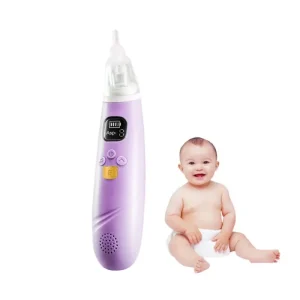 Nose Cleaner Reusable Newborn Nasal Aspirator Low Noise 3 Levels USB Charging Electric Baby Nasal Aspirator
