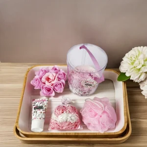Nourishing Body Care Gift Set Hydrating Body Bath Gift Set Moisturizing Spaghetti Soap Bath Gift Set for Adults
