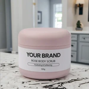 ODM OEM Skincare ROSE FACIAL BODY SCRUB Whitening Hydrating Scrub
