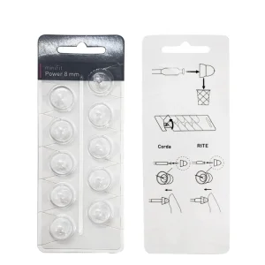 ODM Silicone Hearing Aid Ear Tips Custom Color Logo Packaging Low MOQ Offered