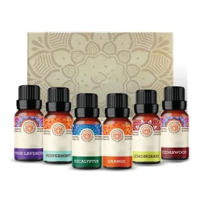 OEM 100% Pure Natural Aromatic Essential Oil Set Body Massage Oil Fragrance Sleep Spa 10ml Bottle Organic Rose Tea Eucalyptus