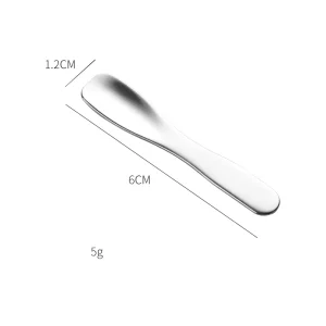 OEM 304 Stainless Steel Eye Cream Spoon Multifunctional Facial Mask Applicator Makeup Tool for Personal Care Skincare