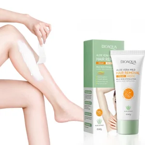 OEM BIOAQUA Private Label Aloe Vera Natural Gentle Painless Men Women Hair Removal Cream
