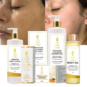 OEM Brightening 6 piece Set Enhance Skin Radiance and Revitalize Skin Condition Glutathione Nourishing Skincare Bundle