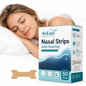 OEM Color Anti Snoring Invisible Intake Breathing Hydrogel Nasal Breathing Strips Starter Kit Custom Breathe Easy Nose Strips