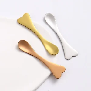 OEM Custom 304 Stainless Steel Facial Spoon Eye Cream Scoop Spoon Mask Applicator for Beauty Tools Makeup Spatula