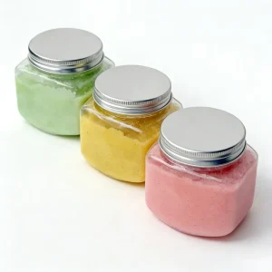 OEM Custom Body Scrub with 3 Fruit Variants Gentle Exfoliating for Kids & Adults Body Scrub Private Label