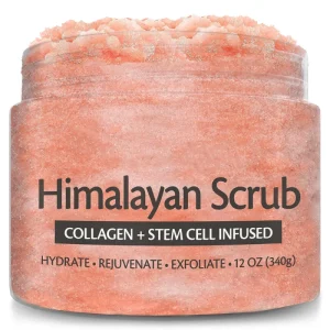 OEM Custom Logo Body Scrub Natural Vegan Extract Whitening Organic Exfoliating Bath Cleanser Vitamin C Body Scrub