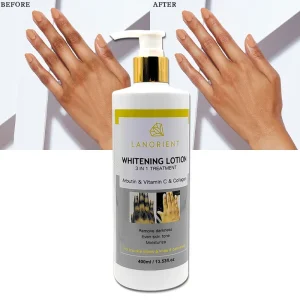 OEM Custom Logo Natural Organic Knuckle Armpit Natural Whitening and Dark Spot Removal Body Lotion for Dark Skin