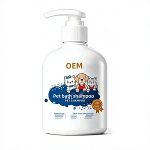 OEM Custom Pet Shampoo Shower Gel Private Label Manufacturing Cleansing Deodorizing Antibacterial Dog Cat Body Wash