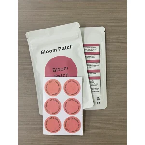 OEM Customized Design Vegan Ginger & Rose Plant Based Formula Skin Friendly Unisex Bloom Body Wellness Patches for Adults