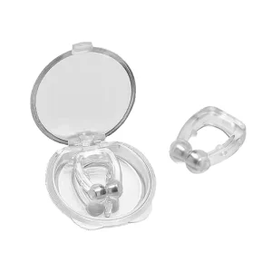 OEM Dispositifs Anti ronflement Nez Sleeping Aid Nose Clip Pince Silicone Magnetic Anti snore Non irritating Nasal Clip Adults