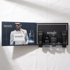 OEM Factory Body Spray Gel & Lotion 5PCS Gift Set with Glycerin Moisturizer for Men Adults