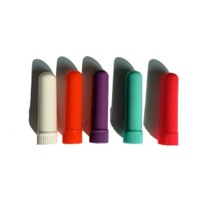 OEM Herbal PP Plastic Nasal Inhaler Stick Blank Essential Oil Menthol Vapor Healthcare Supply ISO 13485 Certified Standard Size
