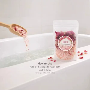 OEM Himalayan Bath Salt Scrub with RELAX Feature for Body Care Home Hotel & Spa Shower Use