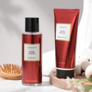OEM Manufacturer Custom Logo Fragrance Private Label Moisturizing Body Lotion Perfume Body Mist Set for Women Ladies