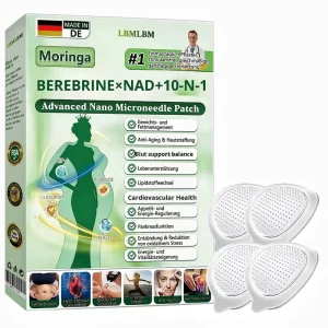 OEM Moringa & NAD+ 10 in 1 Nano Microdarts Patch New Natural Anti Aging Body Slim Patches for Women and Men