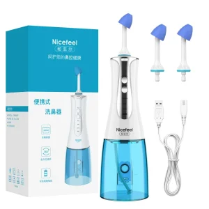 OEM Nasal Irrigator Electric Nasal Care Product Nasal Irrigation Wash Nose Cleaner Healthcare Medical Device Clean Nose