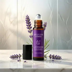 OEM Natural Portable Aromatherapy Lavender Essential Oil Roll on Blend Relief Head Body Perfume Oil Fragrance Essential Oil