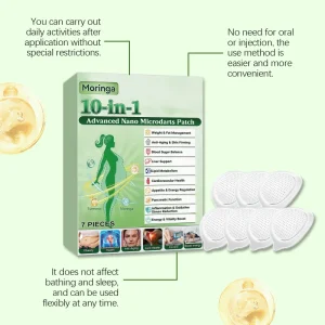 OEM New Cologne Beauty Products Moringa Barberine Nano Micro Needling Patch Weight Loss Body Slimming Patch