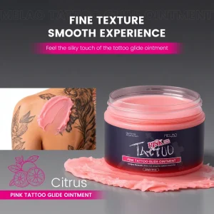 OEM No Petroleum Pink Herbal Tattoo Balm 100% Natural Tattoo Glide Balm Vegan Healing Aftercare Bubble Gum Tattoo Glide Ointment