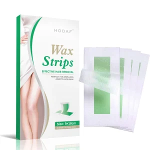 OEM Non Woven Depilatory Wax Paper Strips Hair Removal Colorful Patch Honey Body Hair Remover Wax Strips