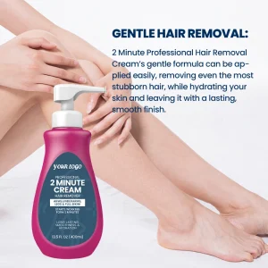 OEM ODM Gentle Formula Hair Removal Cream Painless Fast Acting Skin Soothing Moisturizing Non-Irritating for Sensitive Skin