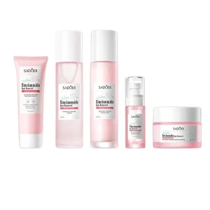 OEM ODM Hydrating Repair Nicotinamide Serum Cream Lotion Set Lightening Brightening Skin Care Products