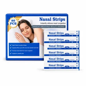 OEM ODM Nasal Strips Gentle Adhesive Nose Strips Custom Size Private Label Custom Packaging Manufacturer