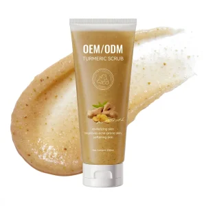 OEM ODM Natural Exfoliating Face Skin Care Gel Organic Herbal Body Scrub Gel Brightens Skin Facial Face Scrub Gel
