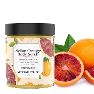 OEM ODM Natural Sicilian Orange and Sugar Body Scrub Exfoliating Brightening Moisturizing for Smooth Body Skin