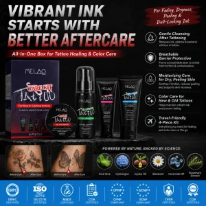 OEM ODM Non-Greasy Clean Ingredients Provides Soothing Relief Tattoo Aftercare Kit Tattoo Cream Balm Lotion for Tattoo Aftercare