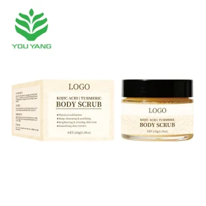 OEM ODM Organic Kojic Acid Exfoliating Body Scrub All Natural Himalayan Salt Exfoliating Scrub