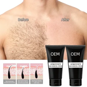 OEM ODM Organic Soothing Depilatory Cream Full Body Rapid Hair Removal Cream for Men Private Label