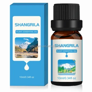 OEM ODM Private Label 10ml SHANGRILA Essential Oil Moisturizing Plant Aromatherapy Oil Sample for Skincare & Relaxation