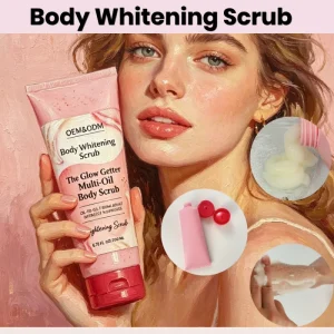OEM ODM Private Label Body Whitening Scrub Remove Dead Skin 100% Organic Body Scrub Moisturizing Skin Body Lightening Scrub