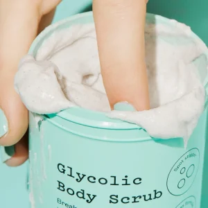 OEM ODM Private Label Glycolic Body Scrub AHA Tea Tree Extract Exfoliating Fight Breakouts and Soothes Skin Scrub