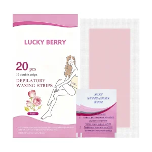 OEM ODM Private Label Rose Nonwoven Disposable Double Sided Hair Removal for Women and Men Waxing Strips